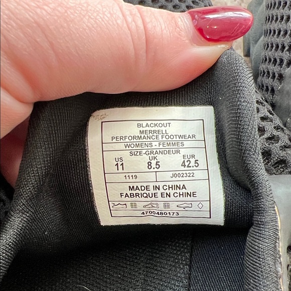 Merrell Women’s Bora Slide Vent Moccasin Black Size 11 - Picture 9 of 9